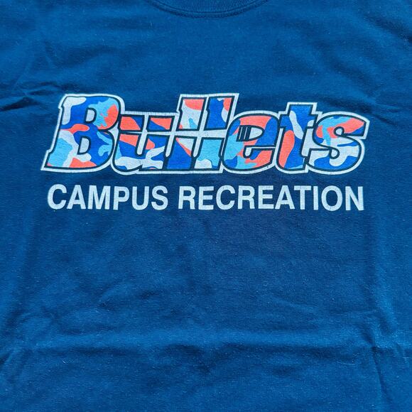 Gildan Dry Blend Cotton Navy Unisex Tee Shirt Size Medium - Picture 2 of 4